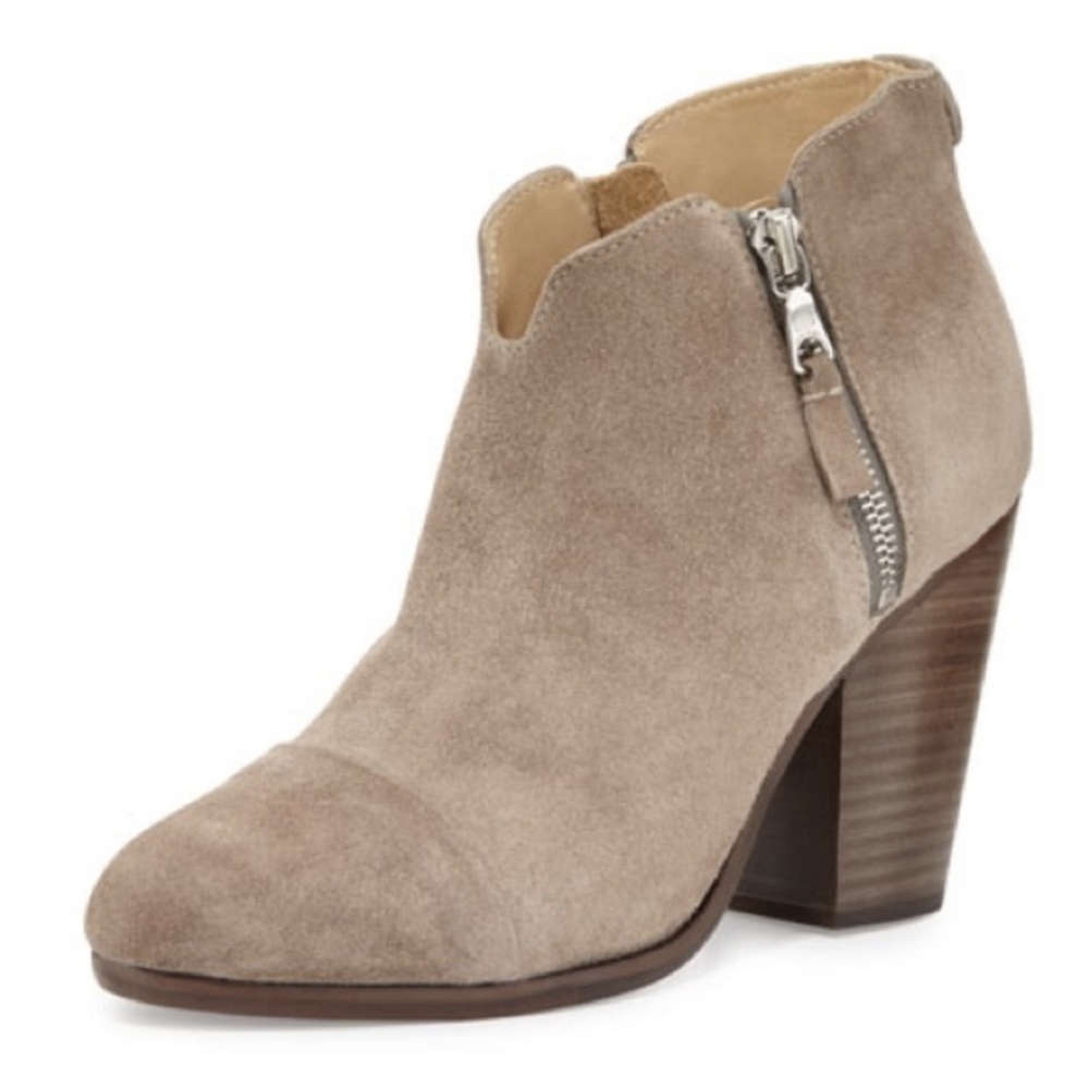 Rag & Bone Margot Bootie in Warm Gray Suede size 9